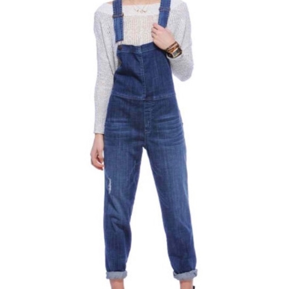 sold design lab (from revolve) denim overalls